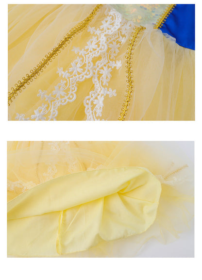 Charming Princess-inspired Skirt Children's Summer Dress For Young Girls