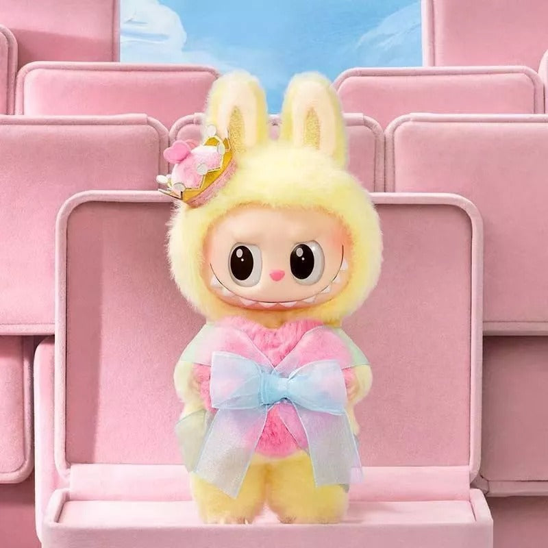 Labubu Doll Keychain 6.7'' Vinyl Plush Doll Chess Queen Toy Let's Checkmate Series