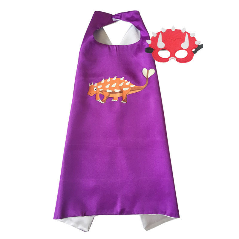 Children's Dinosaur Cape and Eye Mask
