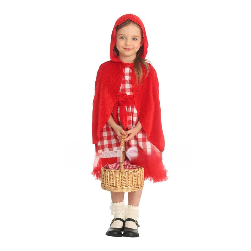 LITTLE RED COSTUME FOR LITTLE GIRLS