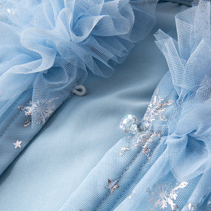 Winter Frozen Elsa Princess Cape