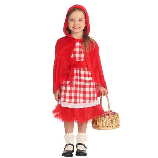 LITTLE RED COSTUME FOR LITTLE GIRLS
