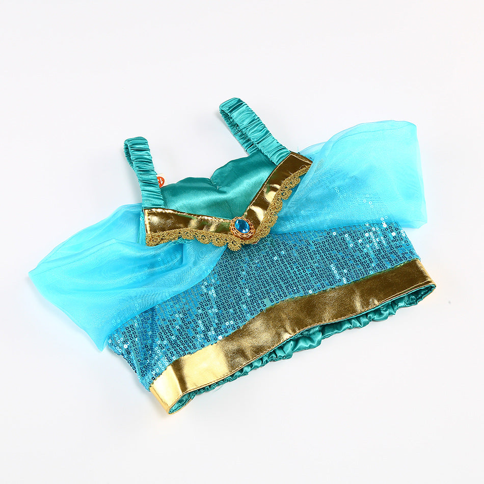 Princess Jasmine Dress From  Aladdin Magic Lamp