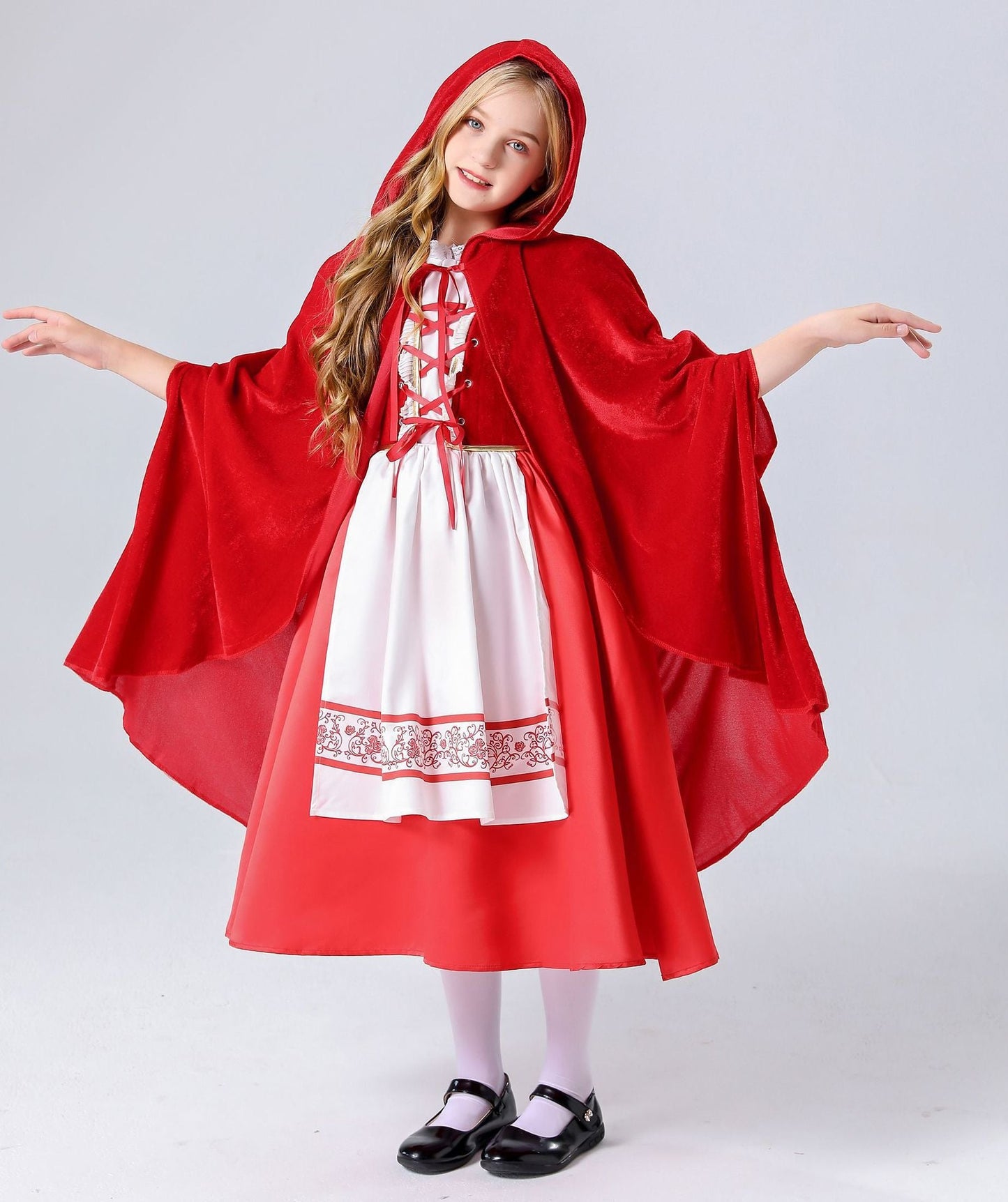 Elegant Little Red Riding Hood Costume – Classic Fairytale LooK