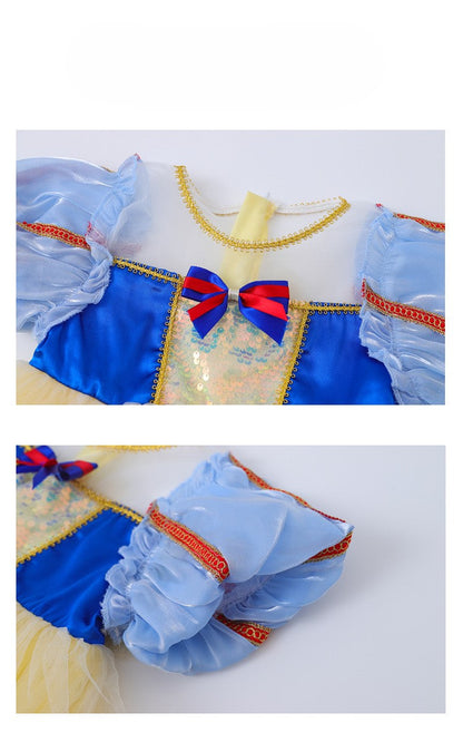 Charming Princess-inspired Skirt Children's Summer Dress For Young Girls