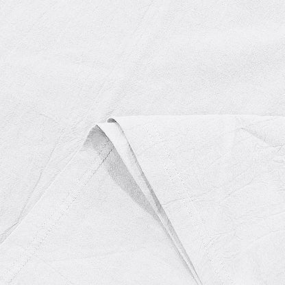 Men's Summer Patriotic T-shirt Breathable Linen Polo with American Flag on Left Sleeve