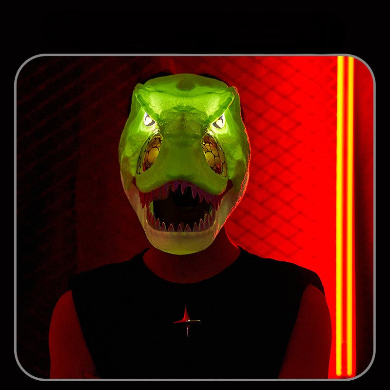 Luminous dinosaur headgear luminous Tyrannosaurus Rex mask