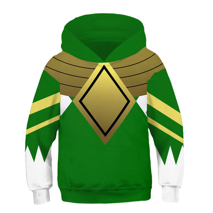 All Dragon-themed Rangers Cosplay Hoodie Halloween Costumes