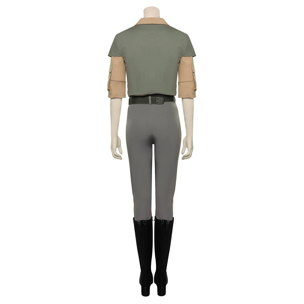 Women Princess Leia Costume Vest Shirts Pants Leia Organa Cosplay Costume