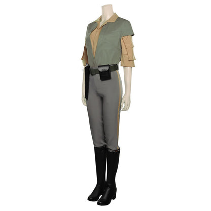 Women Princess Leia Costume Vest Shirts Pants Leia Organa Cosplay Costume