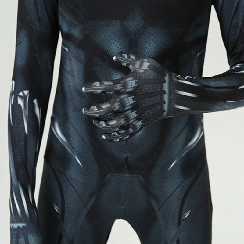 Black Panther Costume Wakanda Forever Cosplay Bodysuit Boys Girls Superhero Costumes