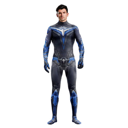 Movie Gotham Knights Nightwing Cosplay 3D Jumpsuit Women Men Bat Cosplay Costume
