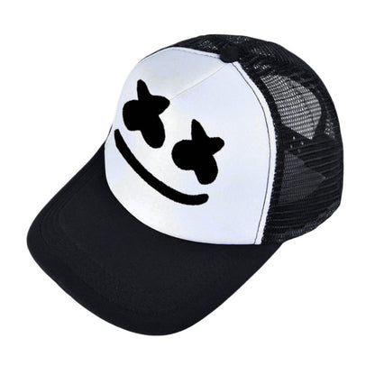 DJ Marshmallow Cap Hip Hop Baseball Hat Halloween Costume Accessory