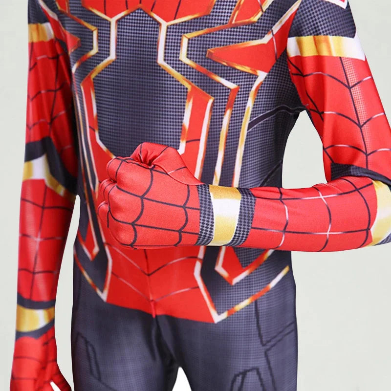 Kids Superhero Costumes America Superhero Cosplay Bodysuit Jumpsuits Halloween Party Dress Up