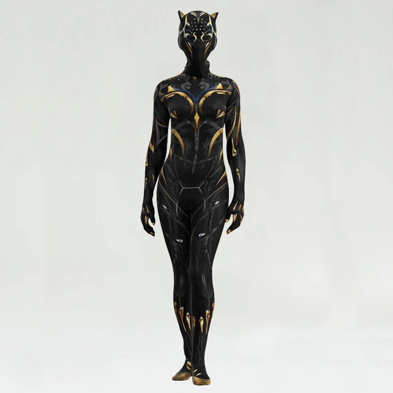 Black Panther Costume Wakanda Forever Cosplay Bodysuit Boys Girls Superhero Costumes
