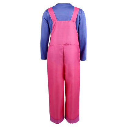 Digital Circus Jax Costume Amazing Jax Cosplay Shirt and Overalls Set Birthday Dress Up Halloween Costume