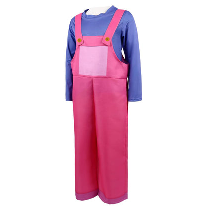 Digital Circus Jax Costume Amazing Jax Cosplay Shirt and Overalls Set Birthday Dress Up Halloween Costume