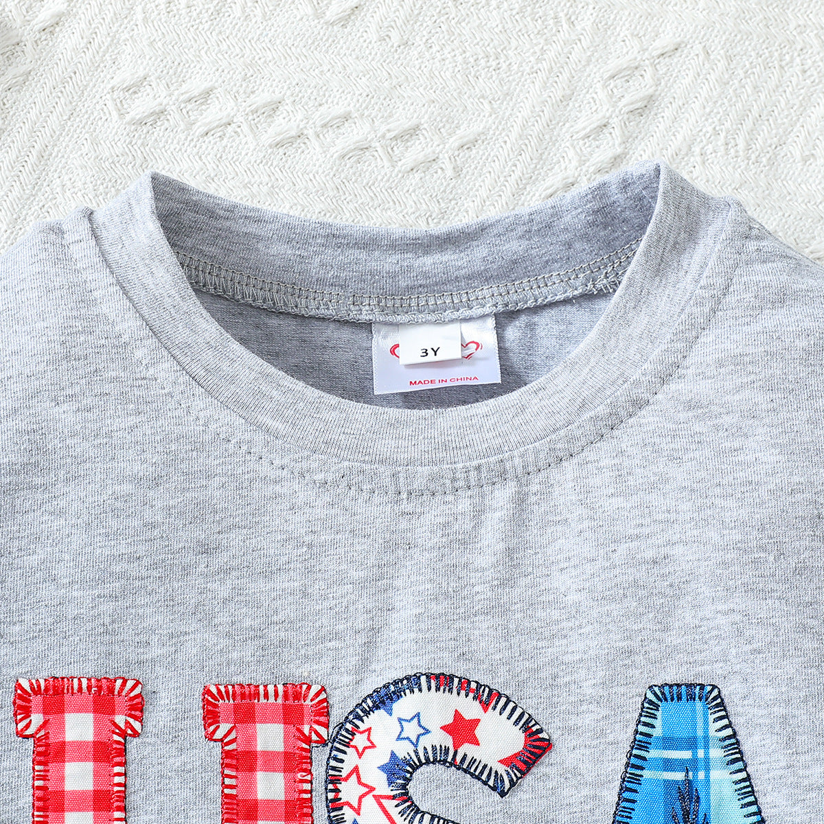 Toddler 4th Of July Tshirt and Shorts USA Summer Patriotic 2PCS Set