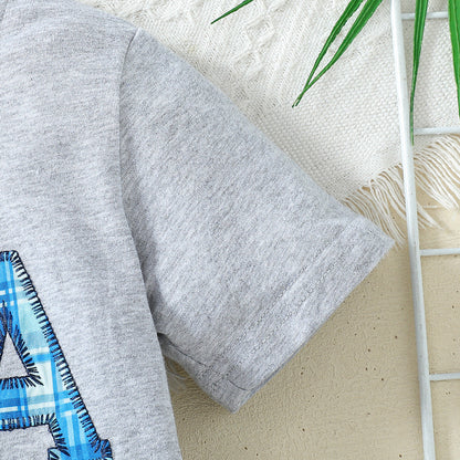 Toddler 4th Of July Tshirt and Shorts USA Summer Patriotic 2PCS Set