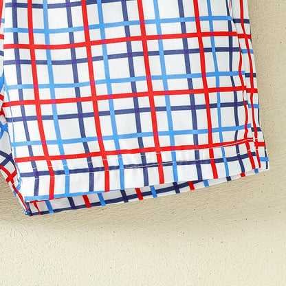 Toddler 4th Of July Tshirt and Shorts USA Summer Patriotic 2PCS Set