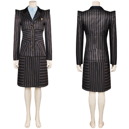 Women Elphaba Black Uniform Cosplay Outfit Set