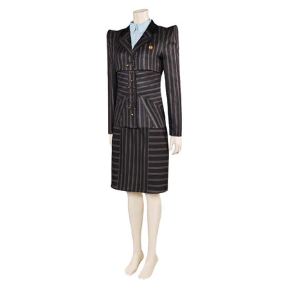 Women Elphaba Black Uniform Cosplay Outfit Set