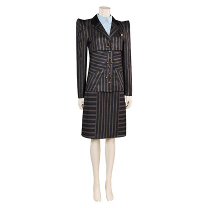 Women Elphaba Black Uniform Cosplay Outfit Set