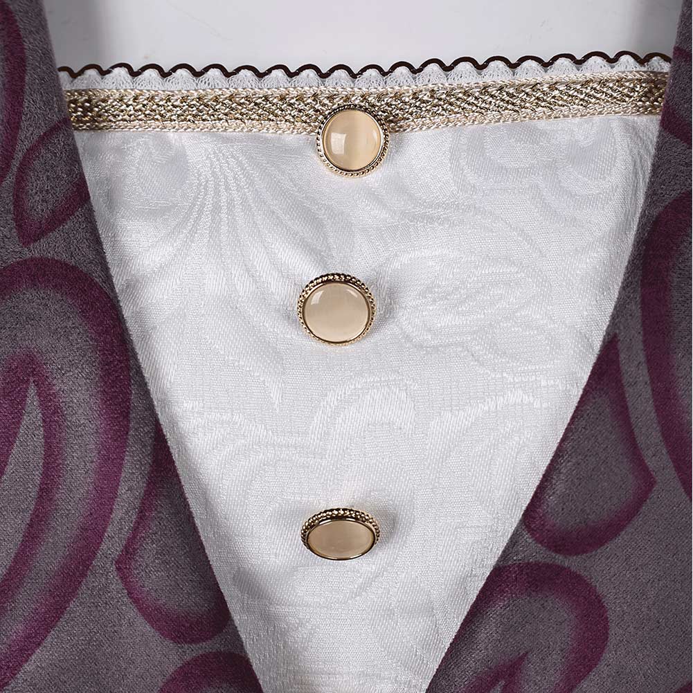 Women Elphaba Grey Outfit Coat and Slip Dress Set Halloween Party Outfits