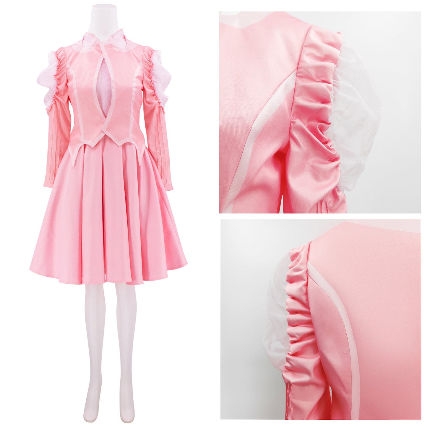 Wicked Glinda Dress Adult New Movie Glinda Cosplay Costume Musical Party Dress Up Outfit