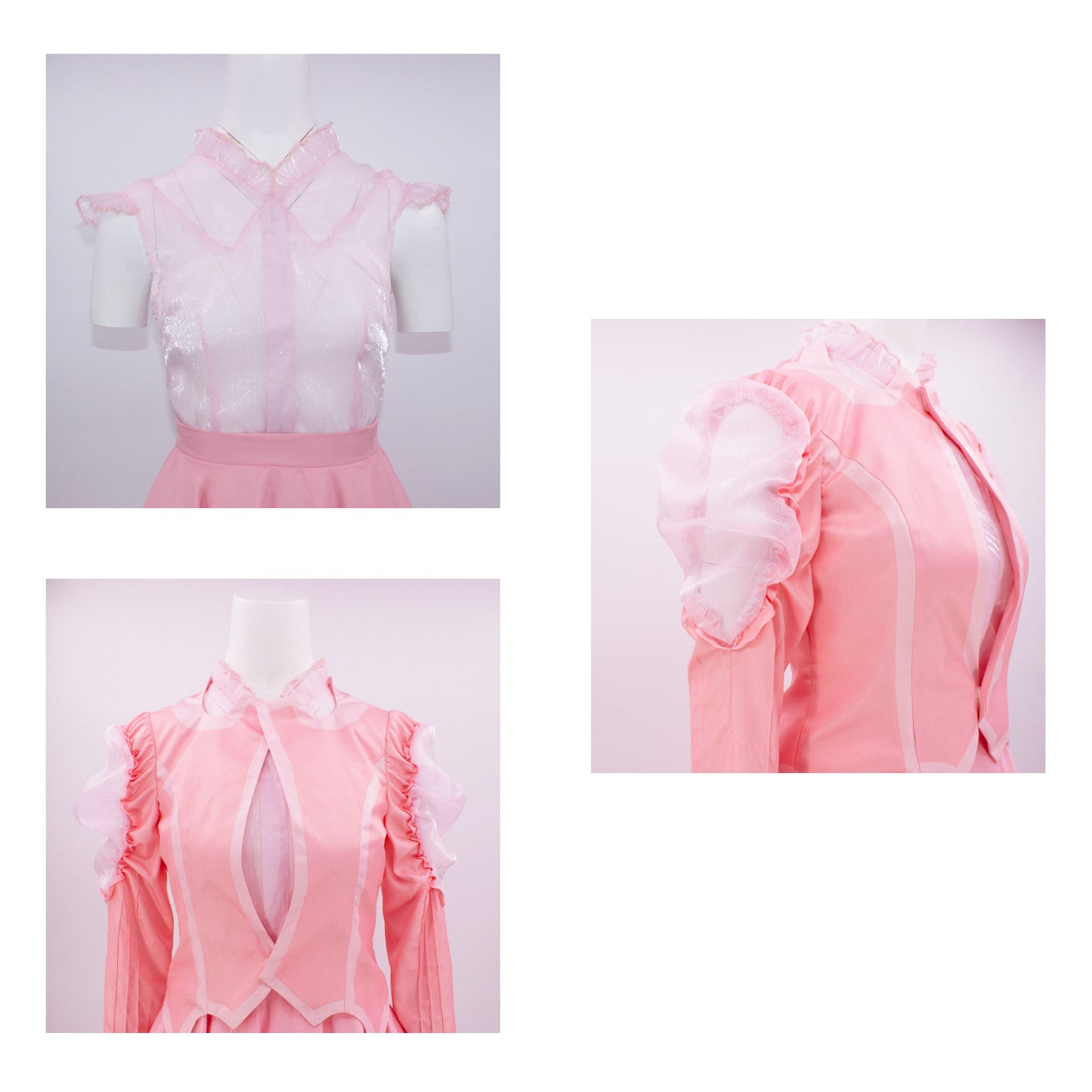 Wicked Glinda Dress Adult New Movie Glinda Cosplay Costume Musical Party Dress Up Outfit