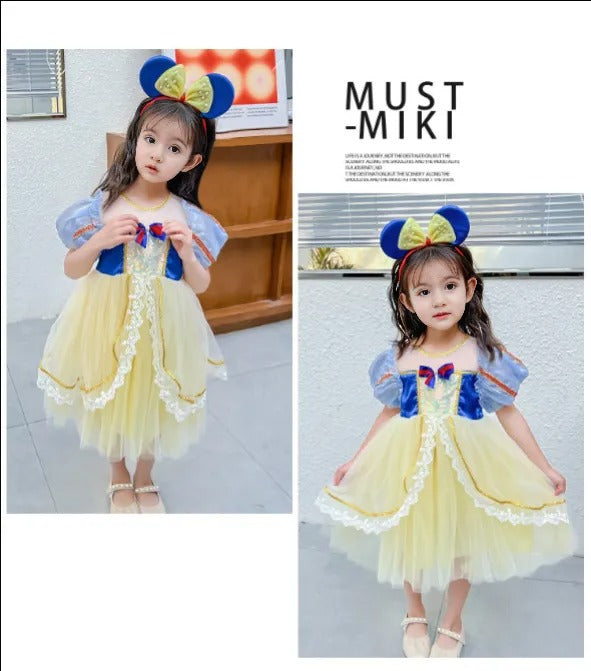 Charming Princess-inspired Skirt Children's Summer Dress For Young Girls