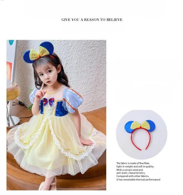 Charming Princess-inspired Skirt Children's Summer Dress For Young Girls