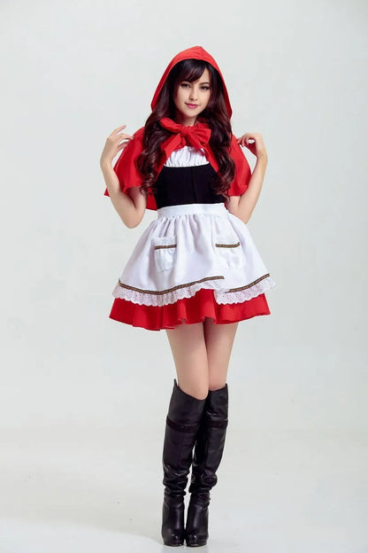 Sexy Little Red Riding Hood Costume For Parties