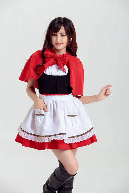 Sexy Little Red Riding Hood Costume For Parties