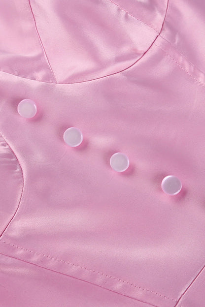 Sexy Barbie Dress Beach Vacation or Night Club Mini DressSpaghetti Straps Short Party Dress with Button