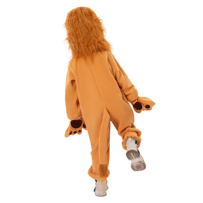 Kids Lion Costume Party Halloween Cosplay Cowardly Lion Outfit
