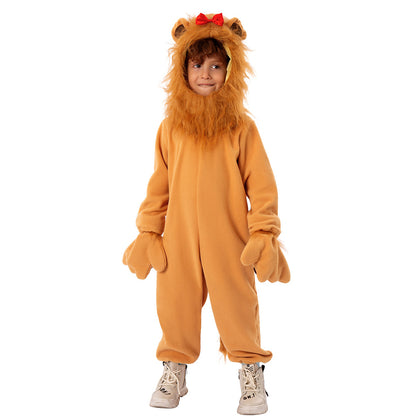 Kids Lion Costume Party Halloween Cosplay Cowardly Lion Outfit
