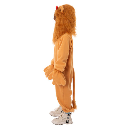 Kids Lion Costume Party Halloween Cosplay Cowardly Lion Outfit