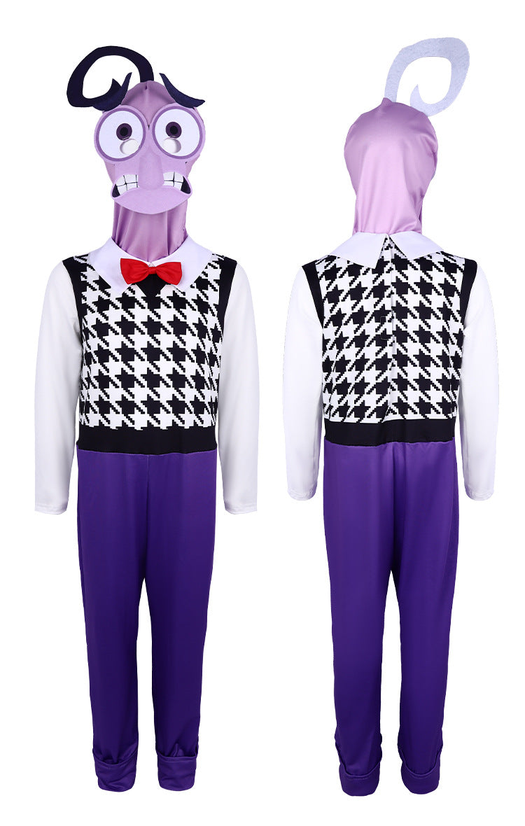 Inside Fear Costume Kids Adults Fear Jumpsuit and Helmet Cosplay Outfits