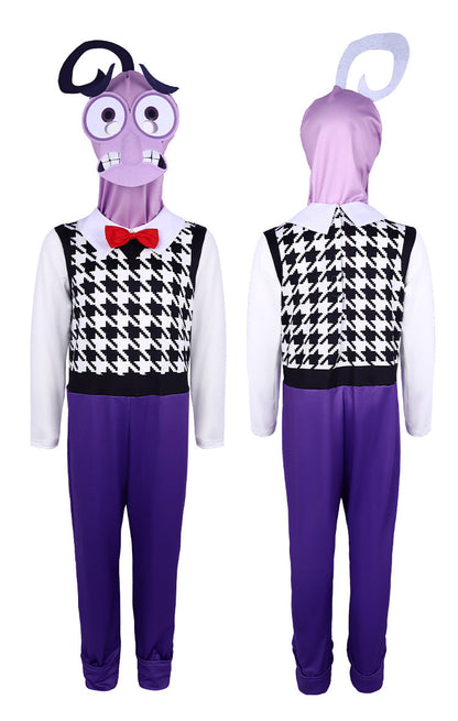 Inside Fear Costume Kids Adults Fear Jumpsuit and Helmet Cosplay Outfits