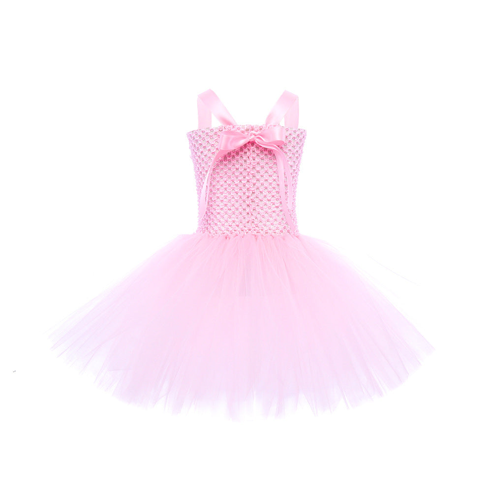 Kids Easter Pink Tutu Bunny Dress and Headband Girls Bunny Costume For Party Cosplay