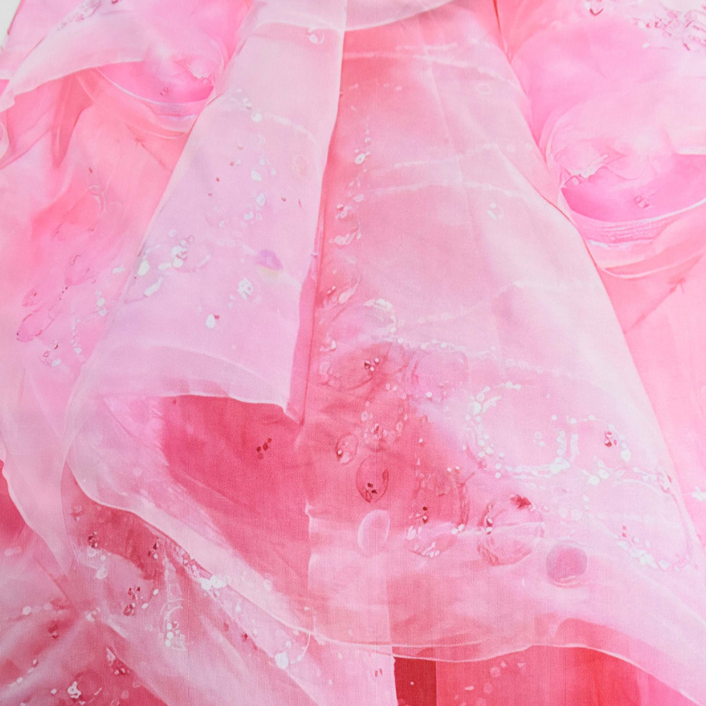 Kids Glinda Dress Pink Flying Sleeves Girls Daily Cosplay Costume