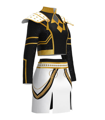 Black Zoey Costume Golden Stage Performance Oufit For Party Cosplay and Halloween Cosplay