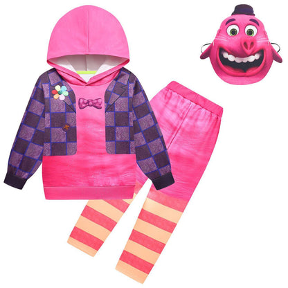 Kids Bing Bong Sweat Suit Cute Hoodie Pants with Mask for Cosplay