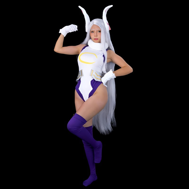Adult Mirko Costume Rabbit Hero Cosplay Outfit Sexy Rumi Usagiyama Suit