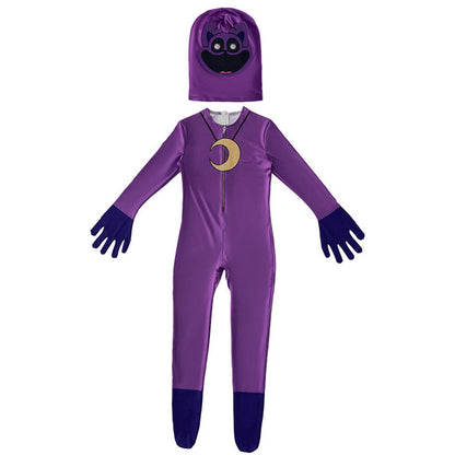 Catnap Costume Smiling Critters Cosplay Outfit Catnap Zentai and Mask Halloween Costume