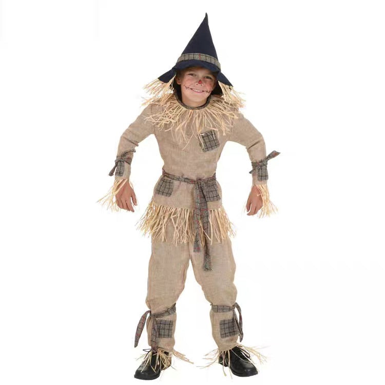 Male Scarecrow Costume Boys Men Toddler Halloween Scarecrow Costumes