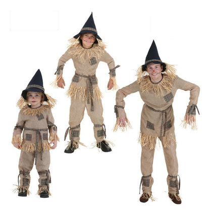 Male Scarecrow Costume Boys Men Toddler Halloween Scarecrow Costumes