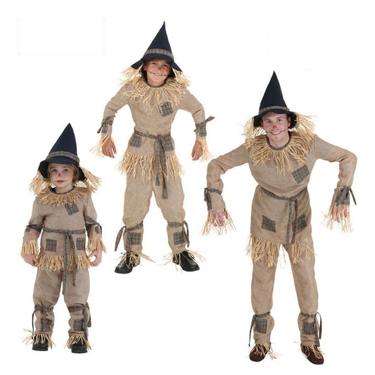 Male Scarecrow Costume Boys Men Toddler Halloween Scarecrow Costumes