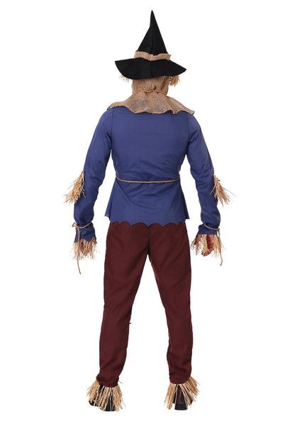 Couple Scarecrow Costume Women and Men Adult Scarecrow Halloween Costumes
